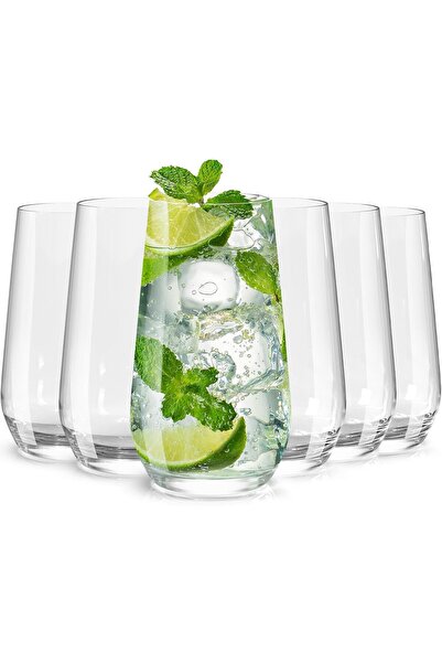 Generic Wlasss Drinking Glasses Set of 6, 16.4 oz Crystal Water Glasses,Tall ...