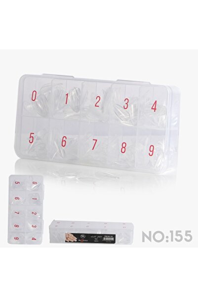 MAXDONA Max Donna Transparent Nail Tips 500Pcs - Professional Set with 10 Sizes