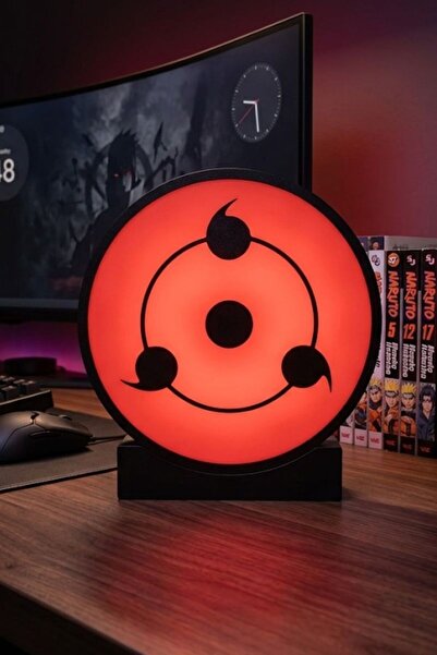 MEK Sharingan Tasarımlı Dekoratif Aydınlatma (25x23cm)