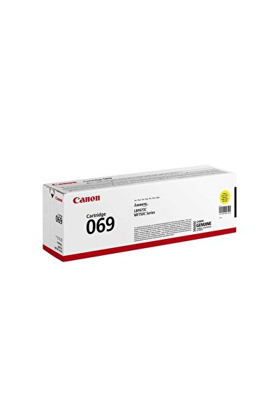 Canon Cartuș de toner galben CRG-069Y, 1900 de pagini, pentru LBP673Cdw/MF754...