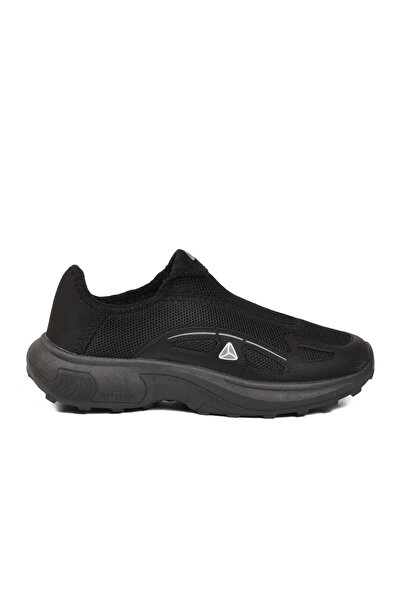 Erkek Siyah Fileli Hafif Rahat Günlük Sneaker Spor Ayakkabı