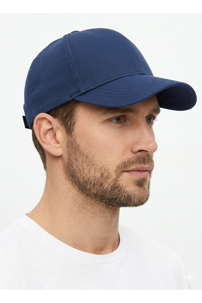STELLA VESTİNO Unisex Gabardine Summer Cap - Plain Sports Hat
