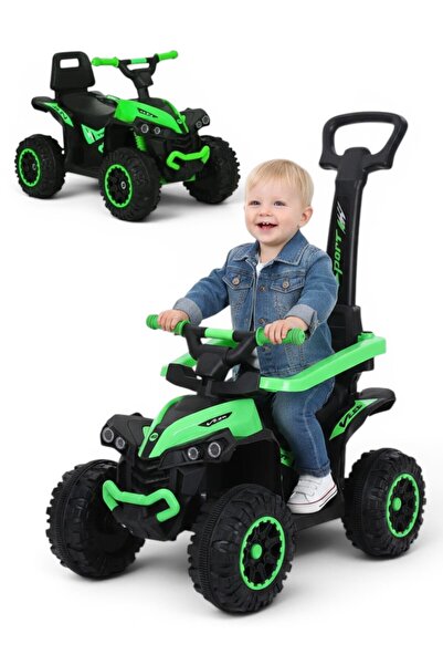 OEM ATV Pentru Copii Cu Varsta De 1 - 4 Ani, Maner De Impins, Roți Mari Off-R...
