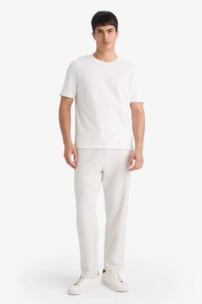 DeFacto Regular Fit Textured Sweatpants F9661Ax26Sp
