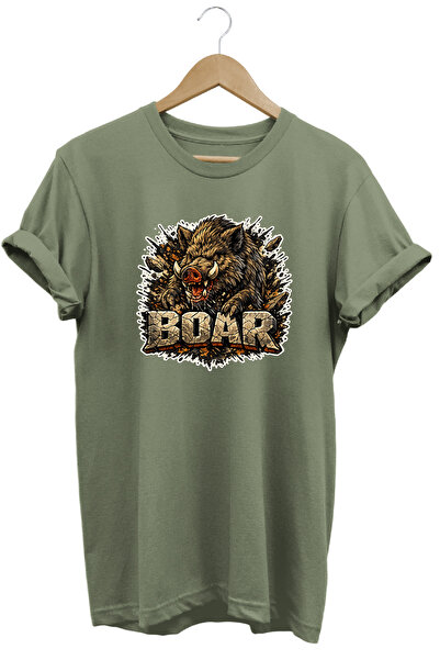 remonz Exclusive Boar Illustrated Beast Mode Premium Streetwear T-Shirt