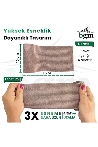 bgm 15 cm Elastic Bandage Set of 2