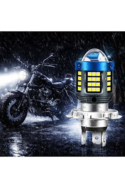 Vivendo Bec LED H4 MOTO cu două faze 3030 cu 61 LED-uri SMD, temperatură 6000...
