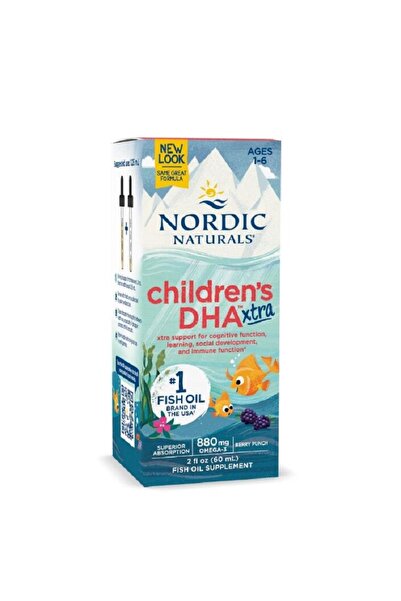 Nordic Naturals Children's DHA Xtra 880mg 1-6ani 60ml -