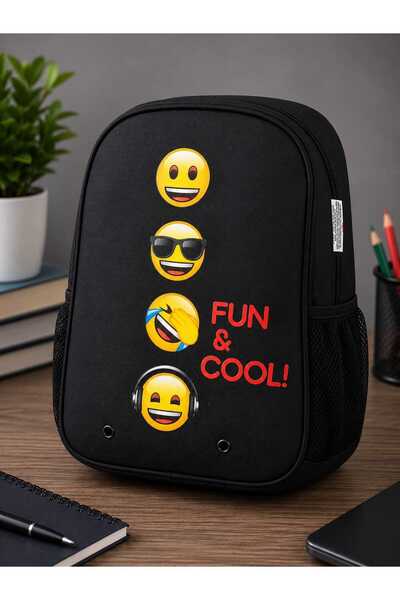 Kids Emoji Διασκεδαστικό & Κουλ Σακίδιο Πλάτης Νηπιαγωγείου