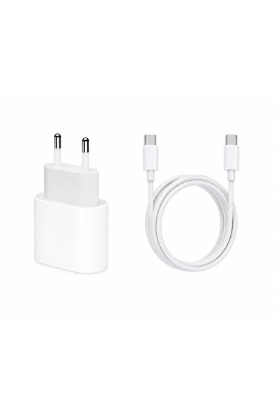 Rio 25W Type-C Hızlı Şarj Aleti ve Type-C to Type-C Kablo Seti (1 Metre)