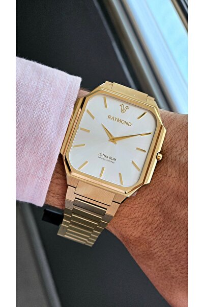 Raymond Rym-280274 Ultra Slim Men's Wristwatch 43×50 Stainless Steel