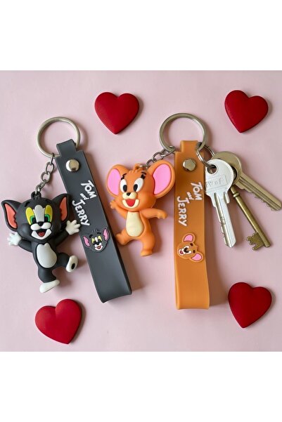 DKY Tom and Jerry Silicone Couple Keychain