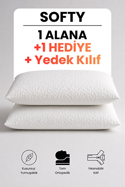 Pillow Market Softy ortopedski viskojelatni jastuk, set od 2 komada, 1 rezerv...
