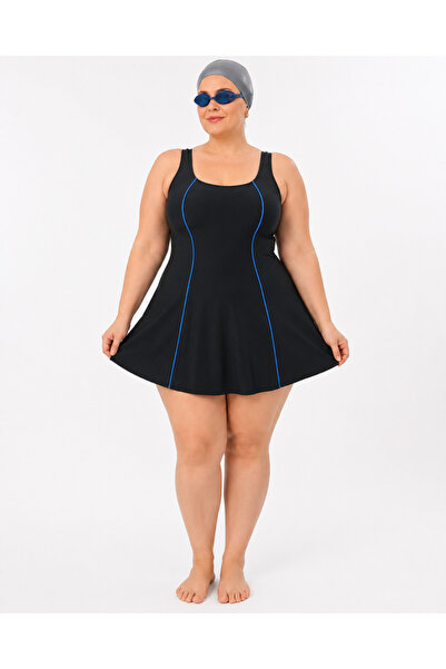 YUYİ Tesmay Quick Drying Swimsuit Fabric Thick Strap Swimsuit with Skirt 24213