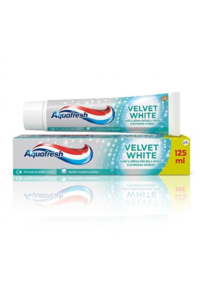 Aquafresh Pastă de dinți Aquafresh® Velvet White, pentru albire delicată și p...