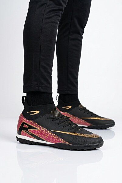 AYAKMOD Black-Gold Socks Men's Astroturf Field Shoes 610 Superfly m