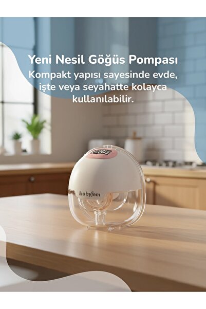 Babyjem Yeni Nesil Ultra Vakumlu Giyilebilir Göğüs Pompası