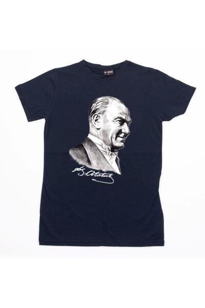 mAddog Atatürk Portre Tshirt /arkası Imzalı / BÜYÜK BEDEN (relax Fit) 13xl 12...