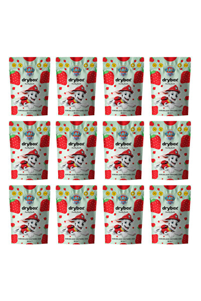 DRYBOX Freeze Dried Strawberries 16g 12-Pack - 100% Natural Crunchy Healthy S...