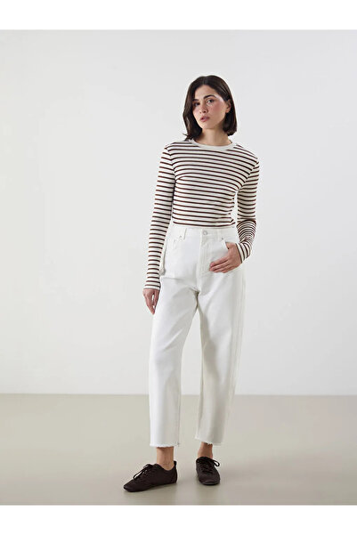 LC Waikiki White Baggy Fit Women's Jean Pants