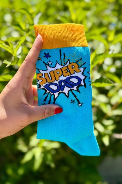 LouSocks جوارب رياضية للجنسين من Super Dad ذات نمط مختلف لليد اليمنى واليسرى