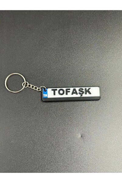 3D Atelier Tofaş Keychain with Special Tofaş License Plate Design for Tofaş E...