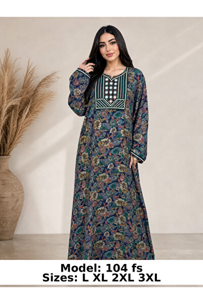 TUFAHA Long Sleeve Embroidered Kashmiri Shirt