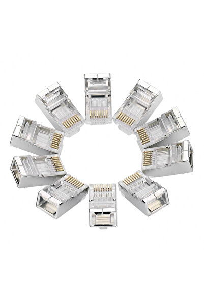 Ugreen Conector Retea NW111, RJ45, Cat6, Set 10 bucati