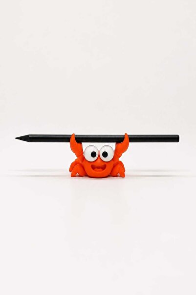 perim3d Cute Crab Pen Holder – Desktop Decorative Pen Stand |   Office and St...