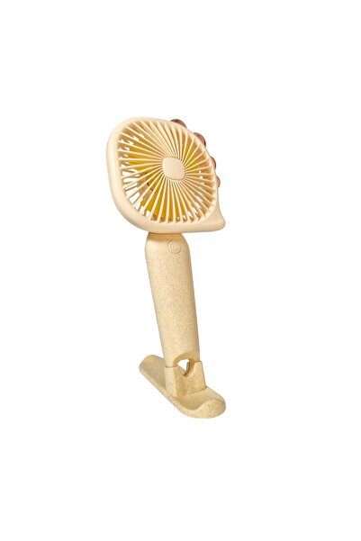 Naimeed Company Ventilator, cu baterie, Naimeed D5825, USB, Galben, 112x212x43 mm