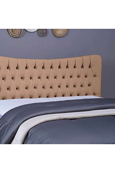PAN HOME MARS HEADBOARD VELVET GOLD L-200 : H-125 CM