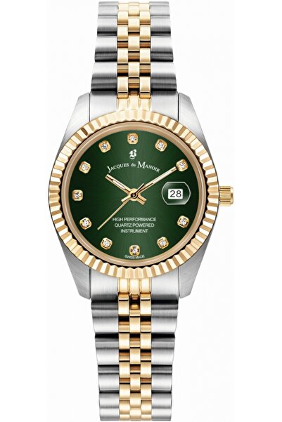 JACQUES DU MANOIR Ceas de damă JACQUES DU JWL01206 — verde clasic