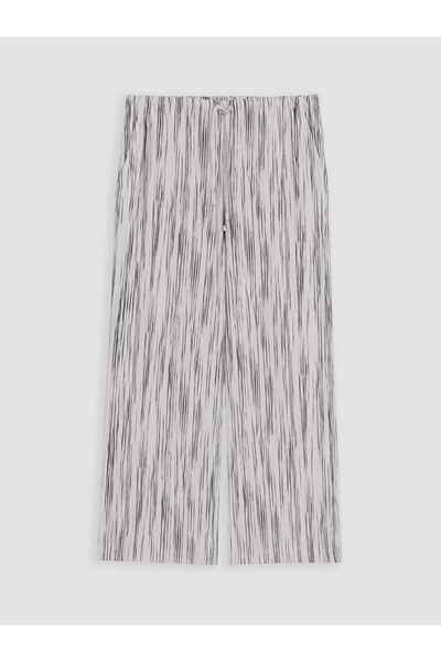 LC Waikiki Özmarka New Season Elastic Waist Striped Women's Trousers