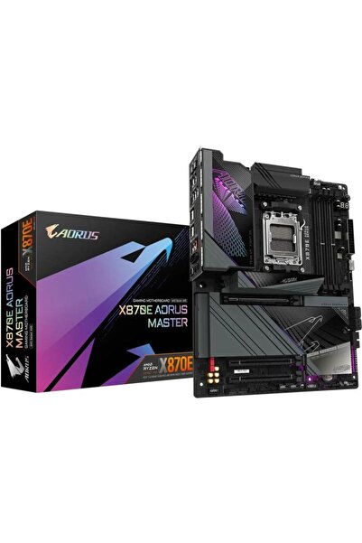 Gigabyte Placă de bază X870E AORUS MASTER AM5 ATX, DDR5, USB4, 4x M.2