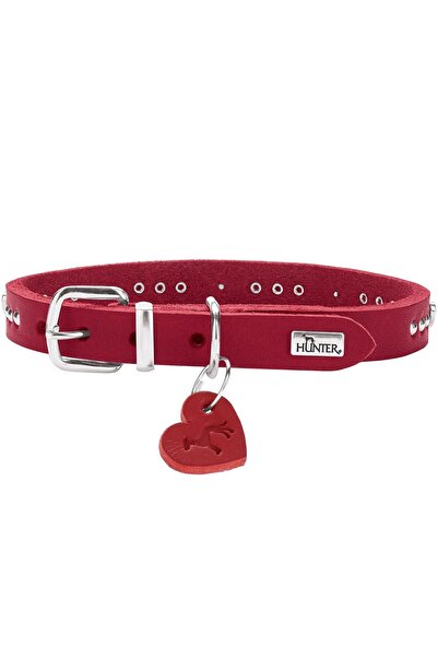 Hunter Aalborg Hearts Zgardă de câine din piele XXS-XS 27 cm