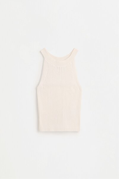 LEFTIES Triko halter yaka top