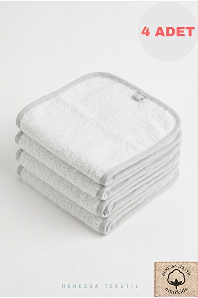 HENESSA TEKSTİL Baby Mouth Wipes & Face Towels 4-Pack 25X25