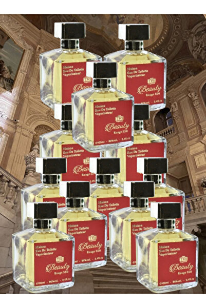trı 12 Pieces Beauty Rouge 550 Perfume 100ML