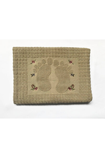 NİVEMESHOME Beige Orchid Foot Towel