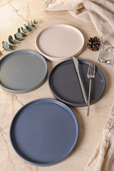 Keramika River Stackable Pasta Plate 21 cm 4 Pieces 324-399-627-950