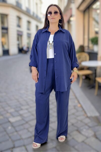 yagmurberen Foldable Sleeves, Buttoned Long Shirt, Wide Elastic Waist, Pocket...