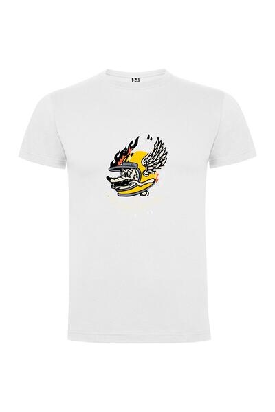 iLovePrints Thundering Biker Art Tshirt