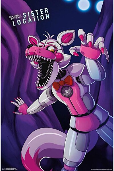 ESSESORIES Five Nights At Freddy's: Sister Location Funtime Foxy Poster Wall ...