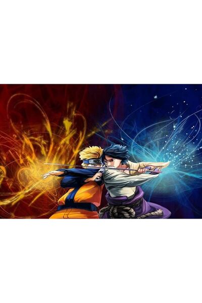 ESSESORIES Naruto Anime Poster Wall Art Room Decor Self Adhesive