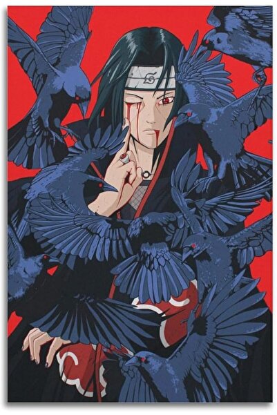 ESSESORIES Akatsuki Anime Poster Wall Art Room Decor Self Adhesive