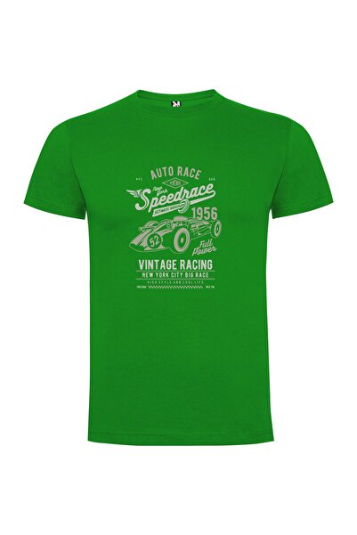 iLovePrints Retro Race Car Tee Tshirt