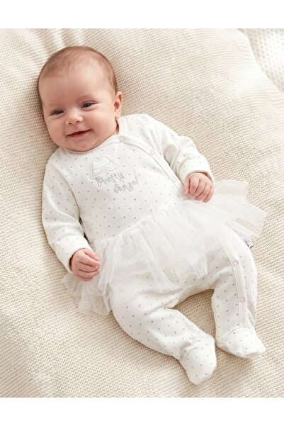 MiniKids Salopeta Pretty Angel, cu argintiu