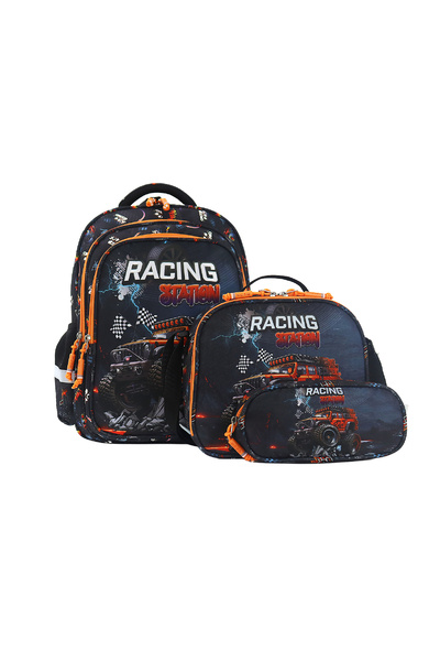 Moon 3 in 1 Kids Backpack Set - (16-Inch) Premium Kids School Bag with Lunch ...