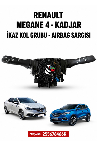Renault Megane 4 Talisman Direksiyon Sargısı Far Silecek Kolu Komple Orijinal...