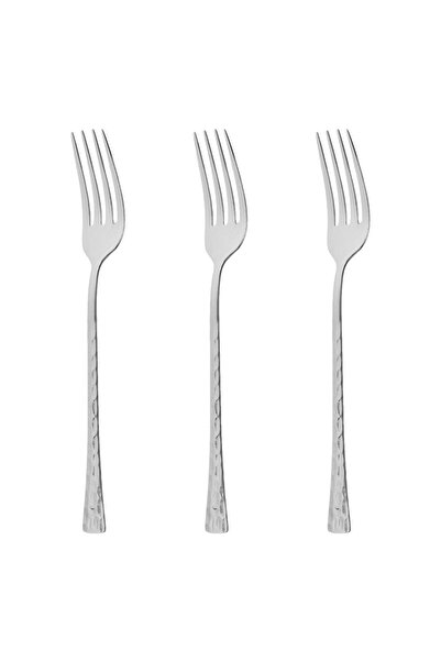 Z Store Furculițe din oțel inoxidabil ciocănit, 21 cm - 3 bucăți